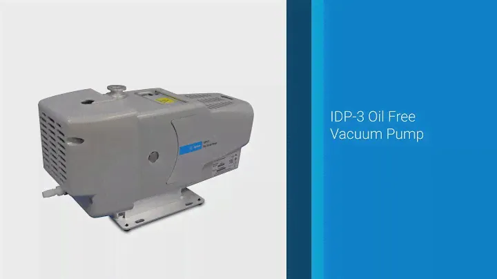 IDP-3 Dry Scroll Pump Intro - Oil-free, quiet, high performance rough vacuum
