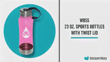 Printed 23 oz. Sports Bottles with Twist Lid