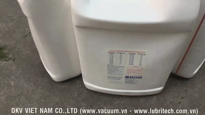 [VACUUM.VN] DẦU BƠM CHÂN KHÔNG | VACUUM OIL | SS-100 | BECKER